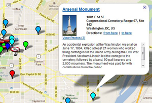 New Arsenal Monument Photo for Labor Map