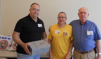 IBEW 26 Steps Up Donations to Shoebox Project