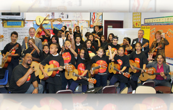 IBEW 26 Gives Students Gift of Music